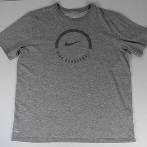 Nike Basketball T-Shirt Grey